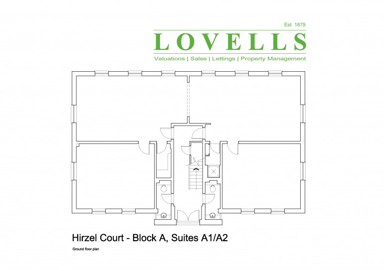 Hirzel Court, Suite A1/A2: 1,400 sq.ft. office