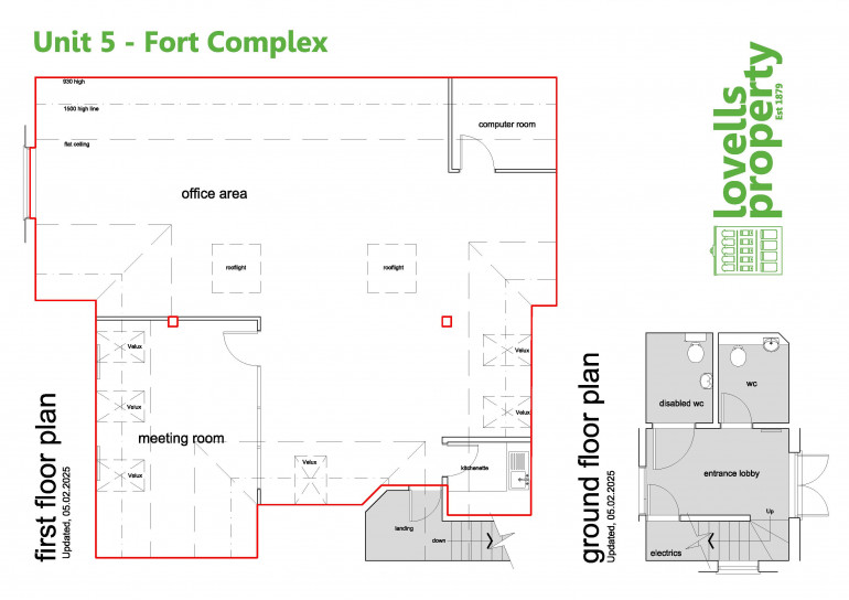 Unit 5, Fort Complex - Office suite, 1300sqft